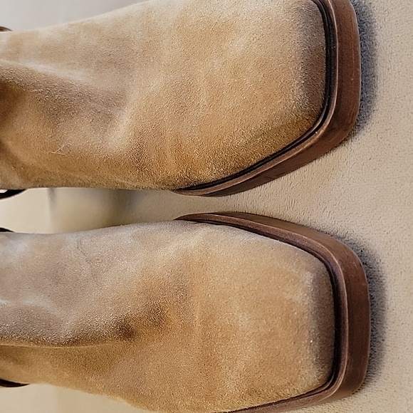 Sam Edelman Bellamie Western Harness Cowgirl Ankle Boots Size 10 - Picture 6 of 9